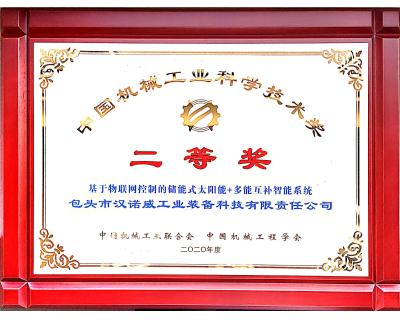 中國機(jī)械工業(yè)科學(xué)技術(shù)二等獎(jiǎng)